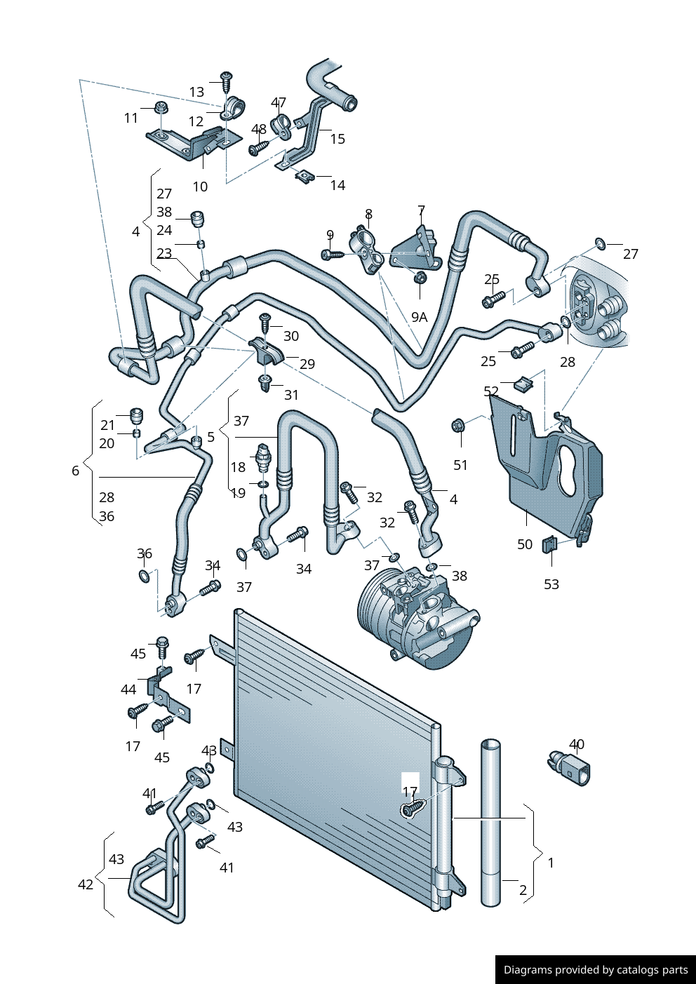 Car part diagram