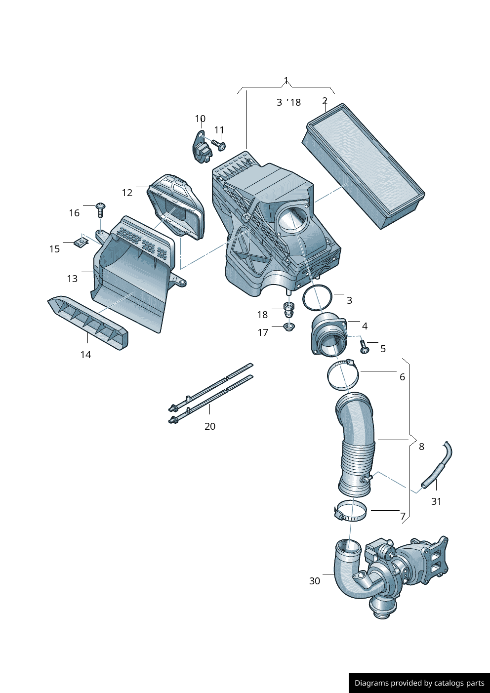 Car part diagram