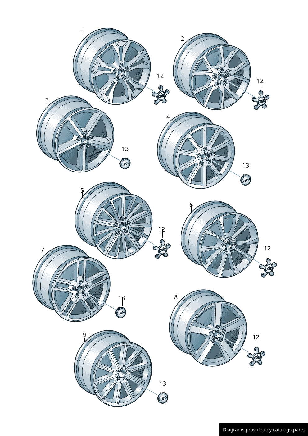 Car part diagram