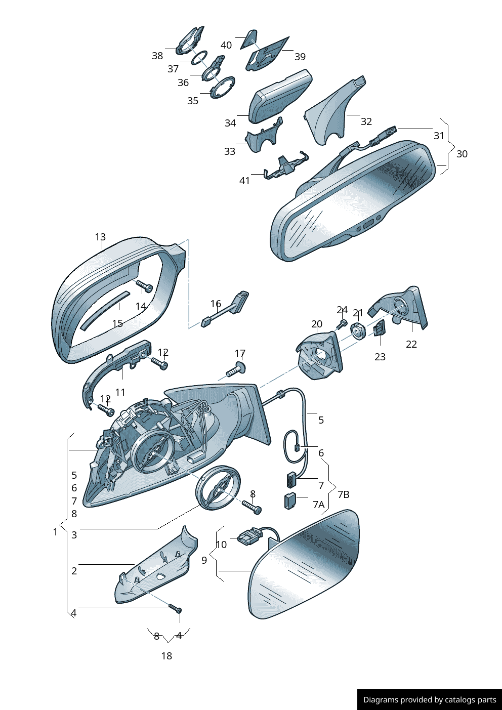 Car part diagram