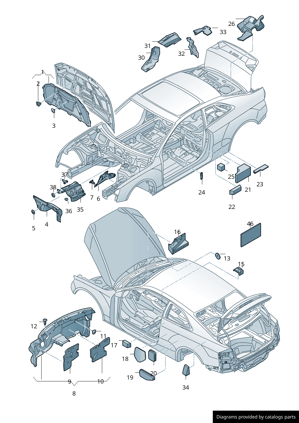Car part diagram