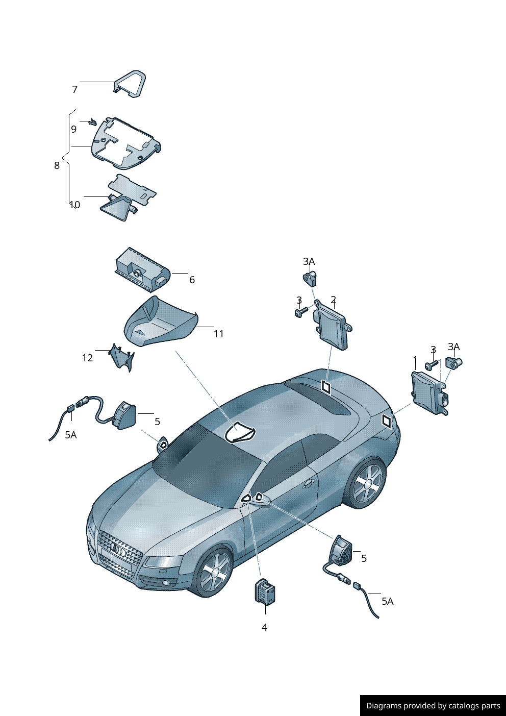 Car part diagram