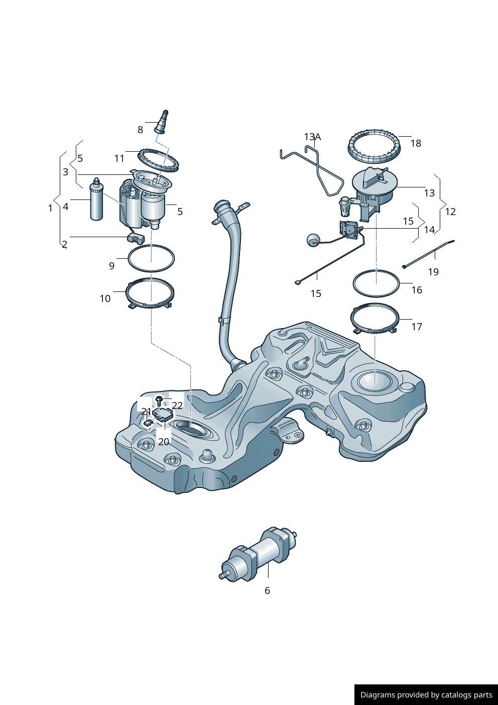 Car part diagram