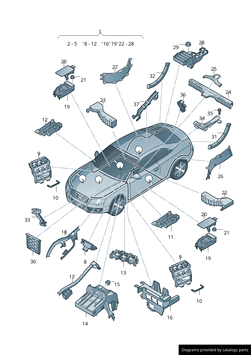 Car part diagram