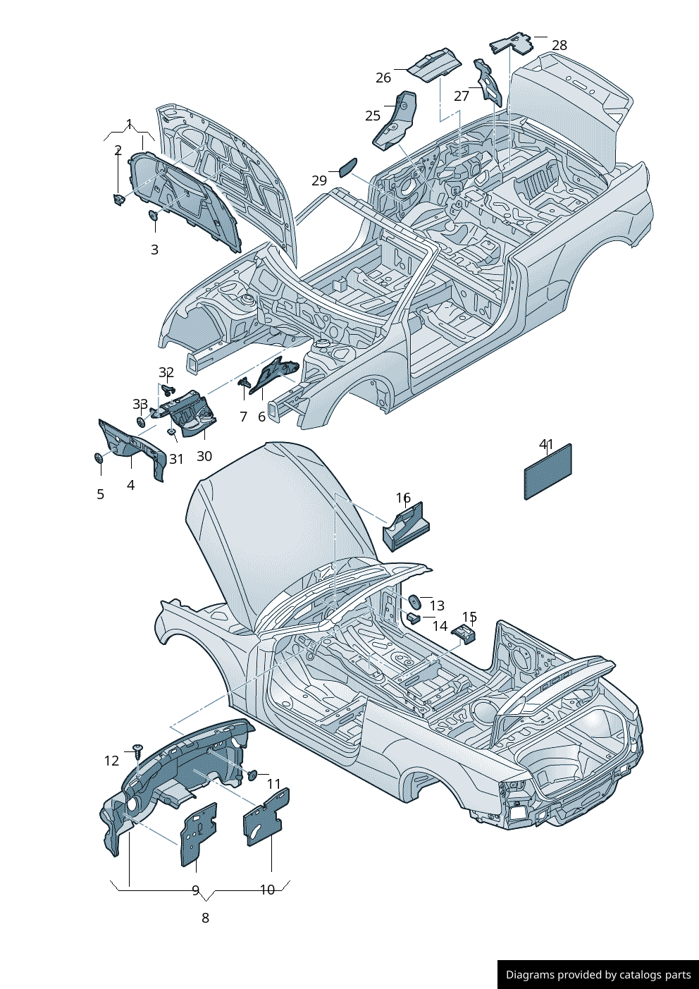 Car part diagram