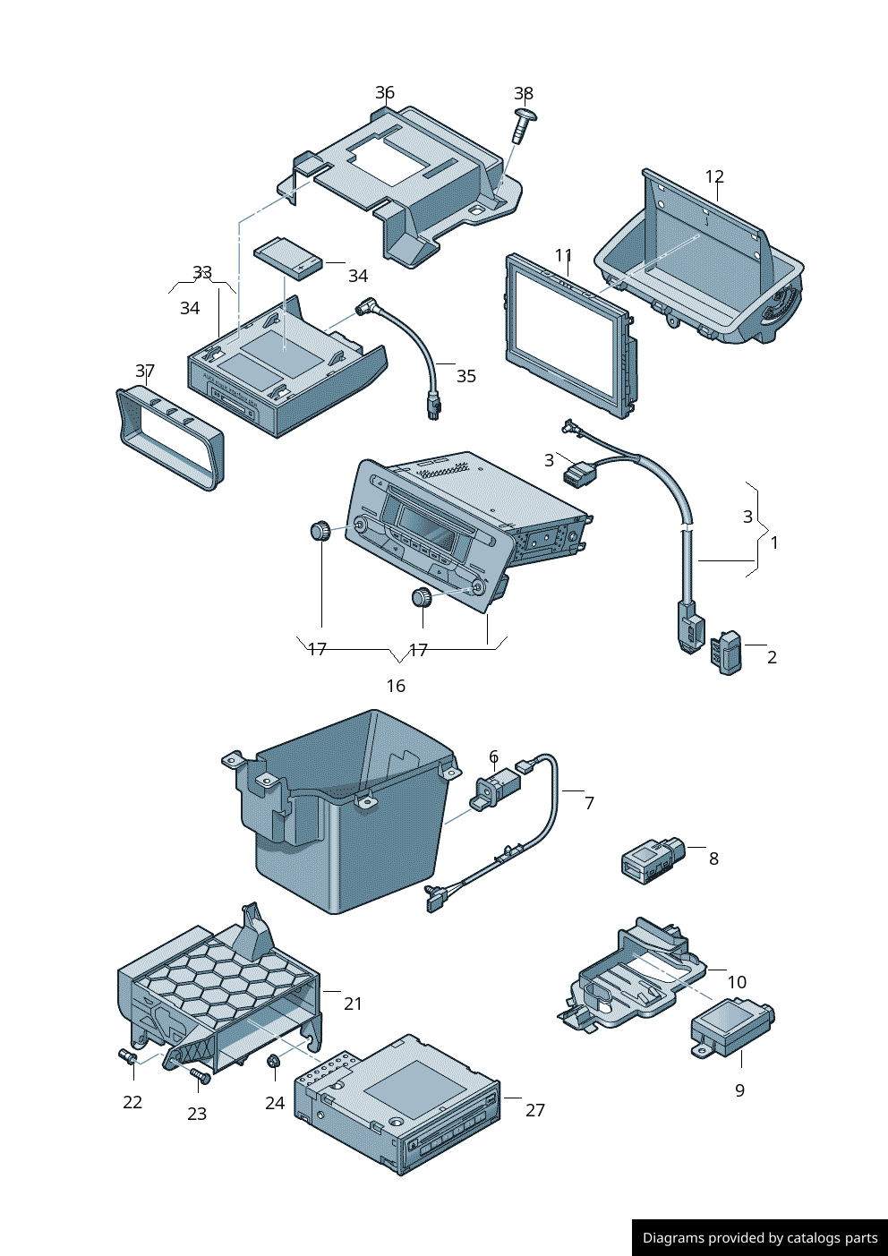 Car part diagram