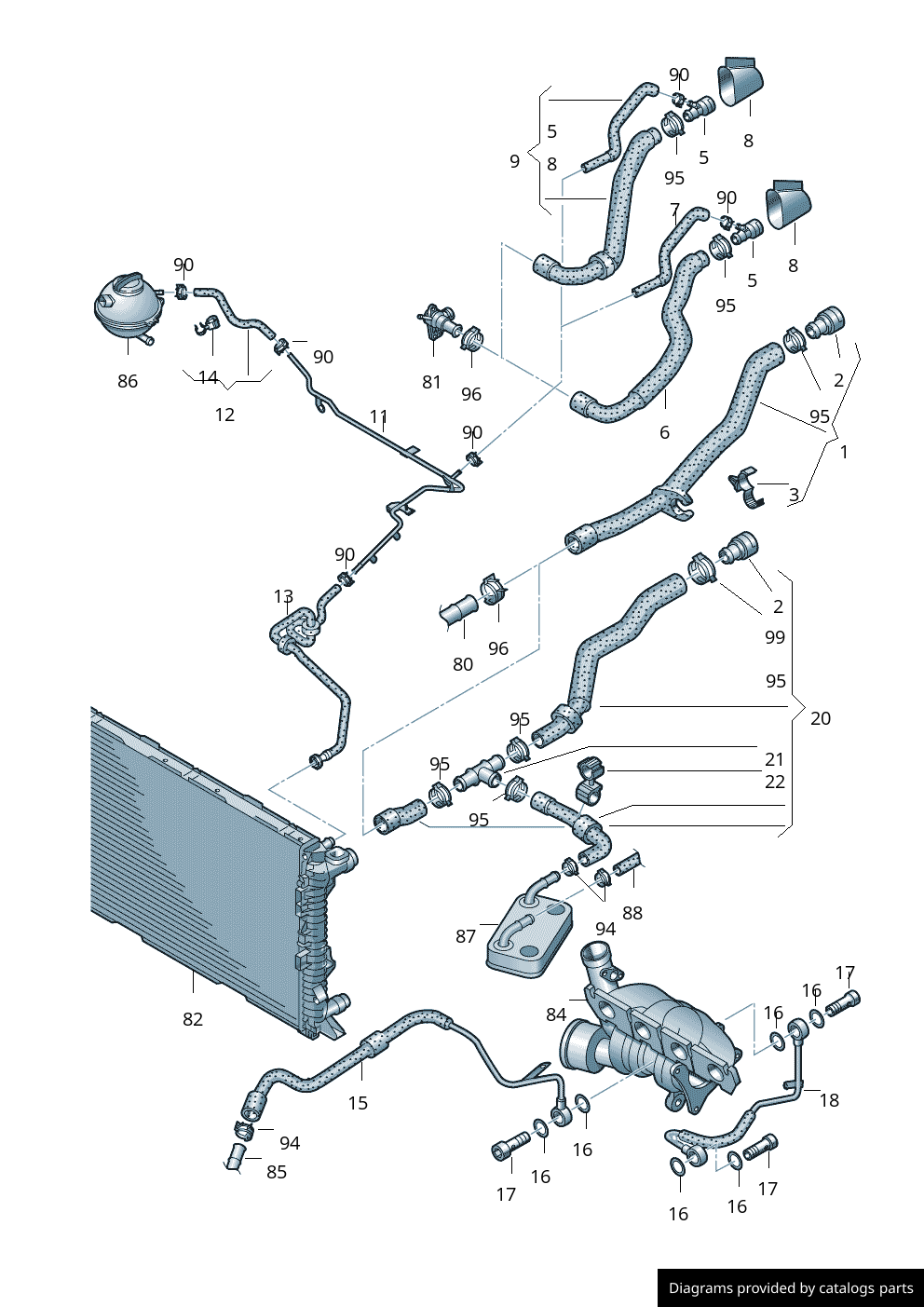 Car part diagram