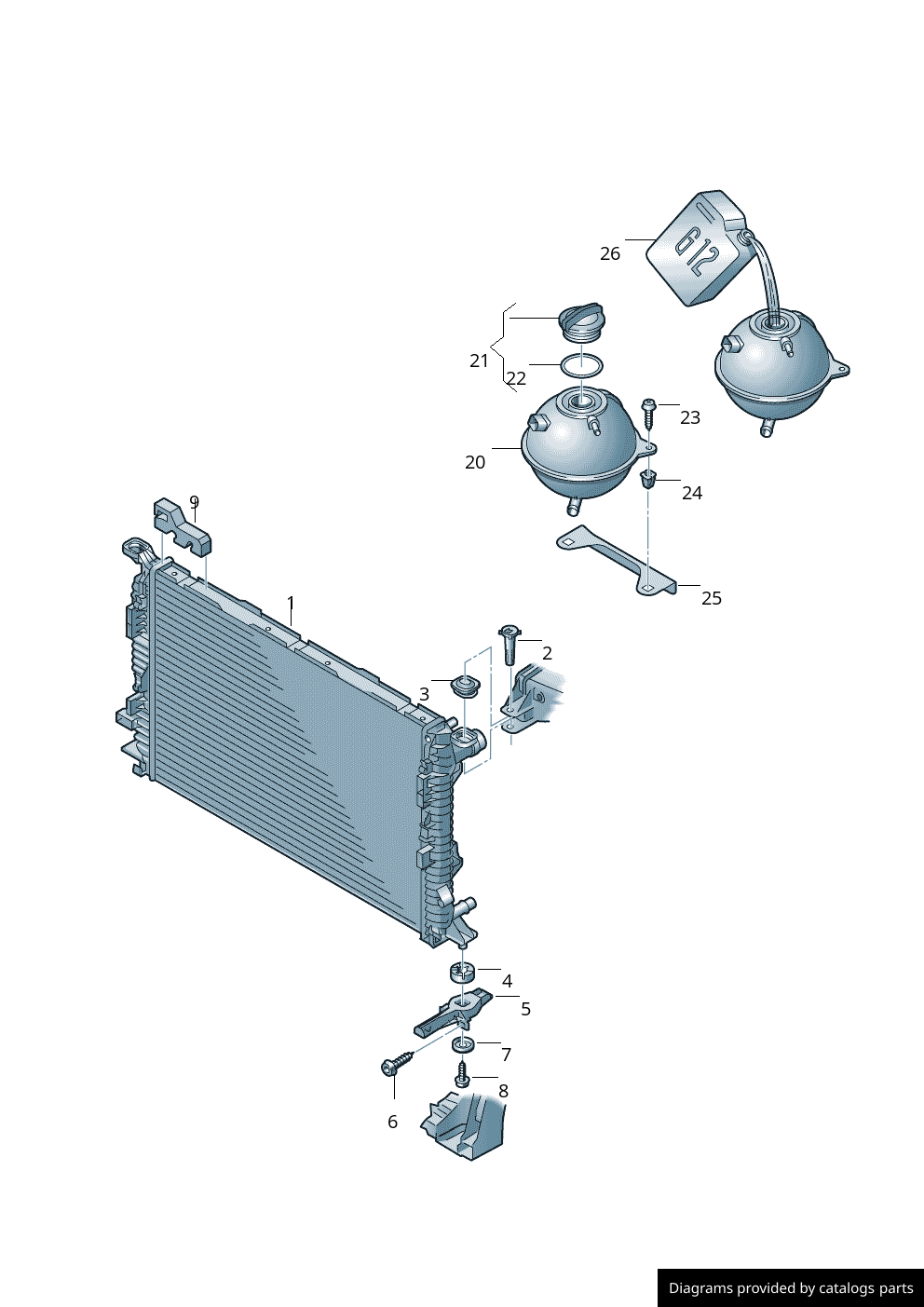 Car part diagram