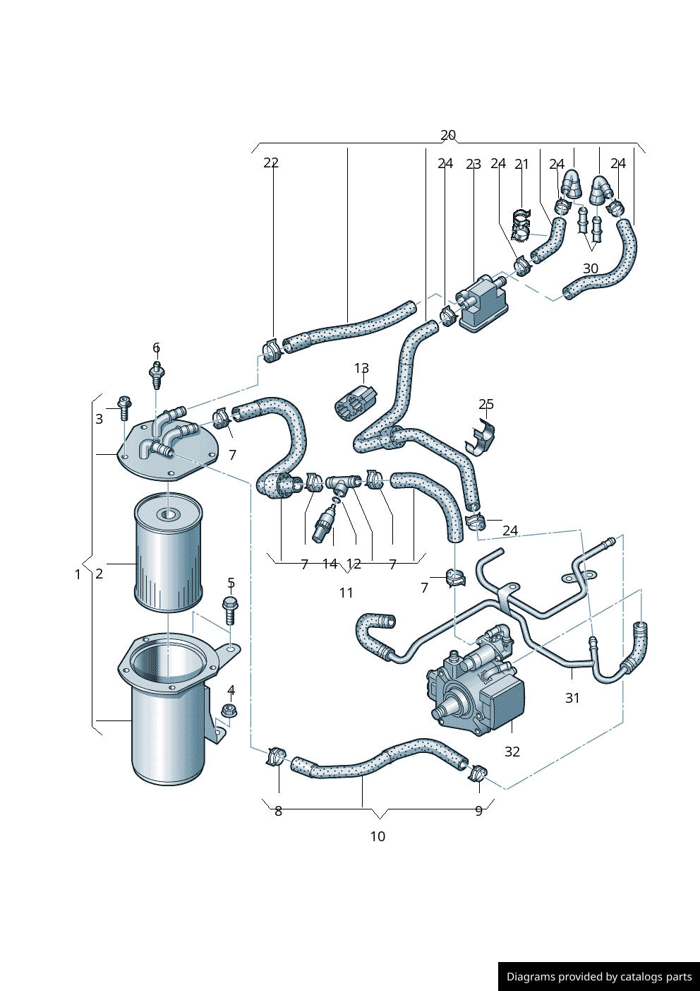 Car part diagram