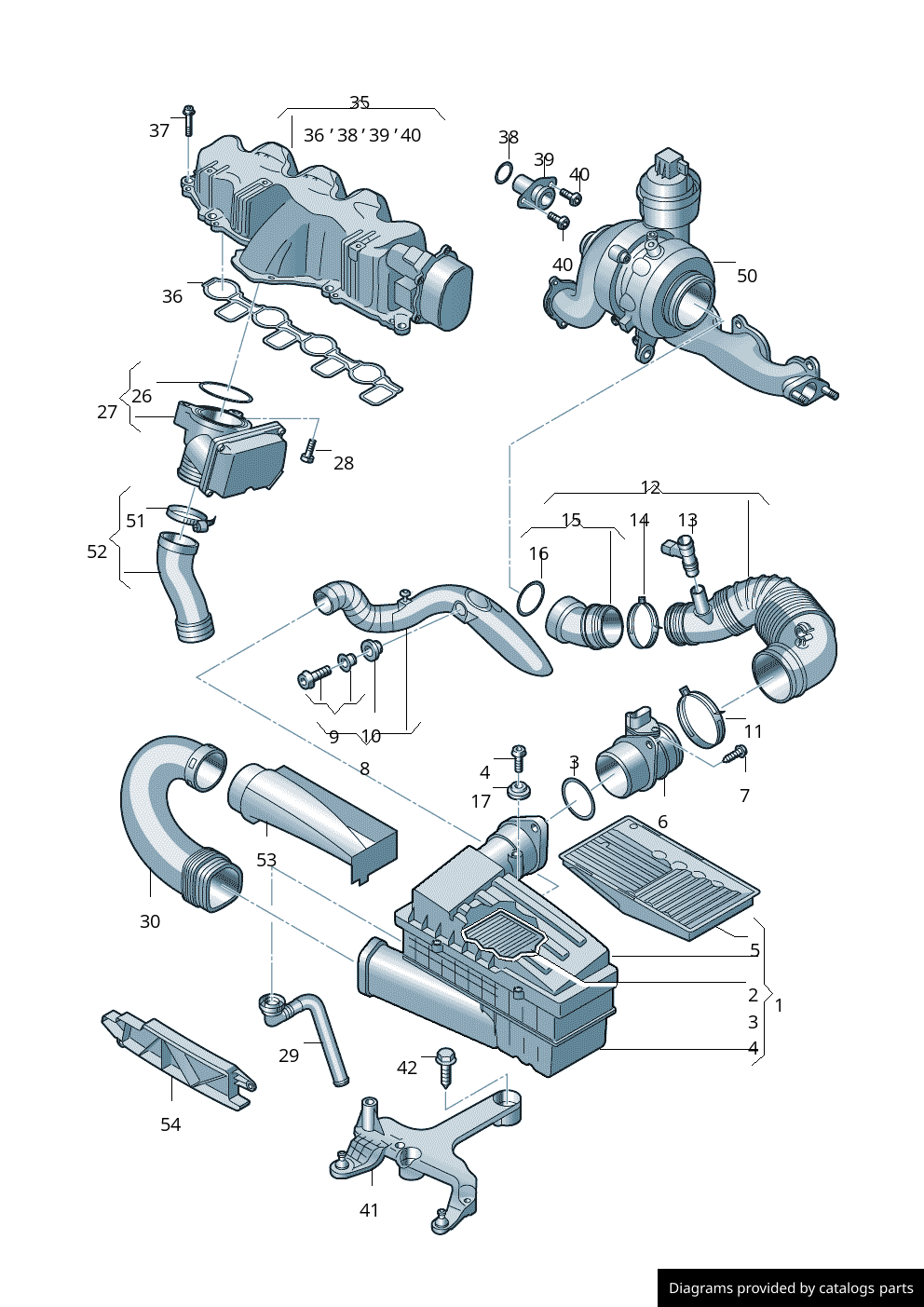 Car part diagram
