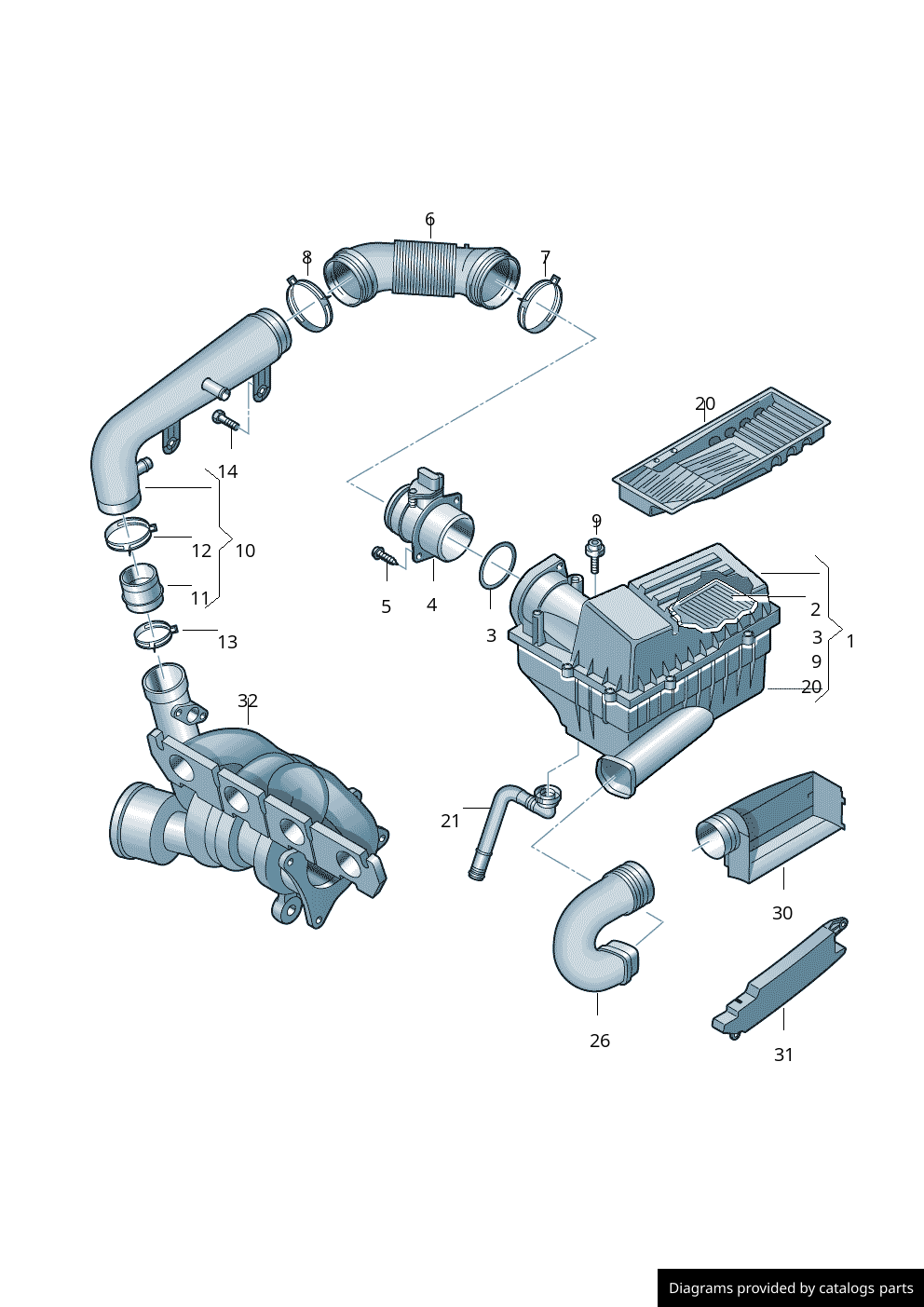 Car part diagram