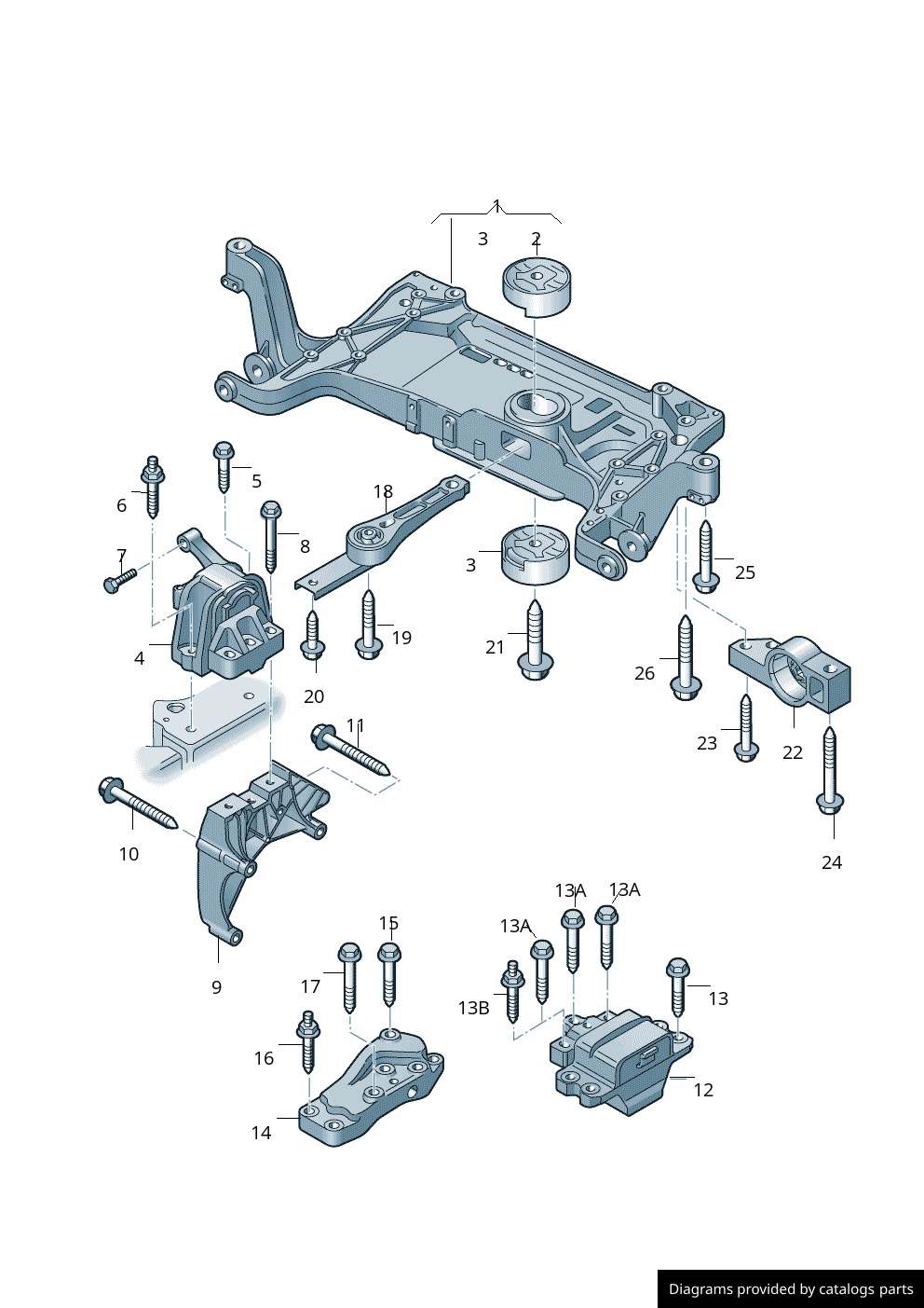 Car part diagram