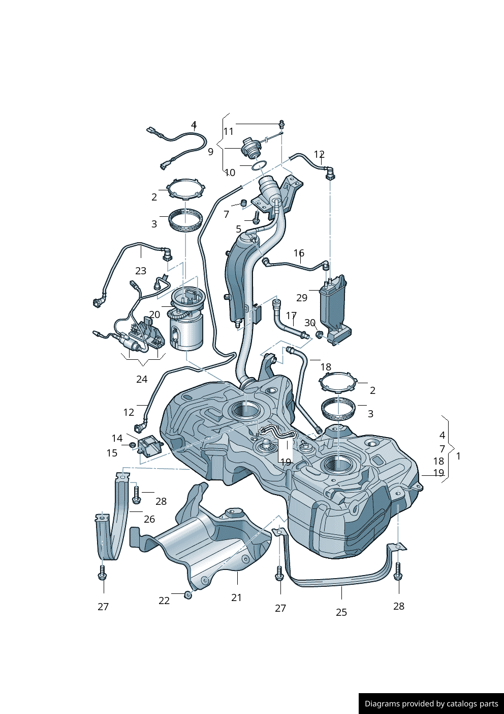 Car part diagram