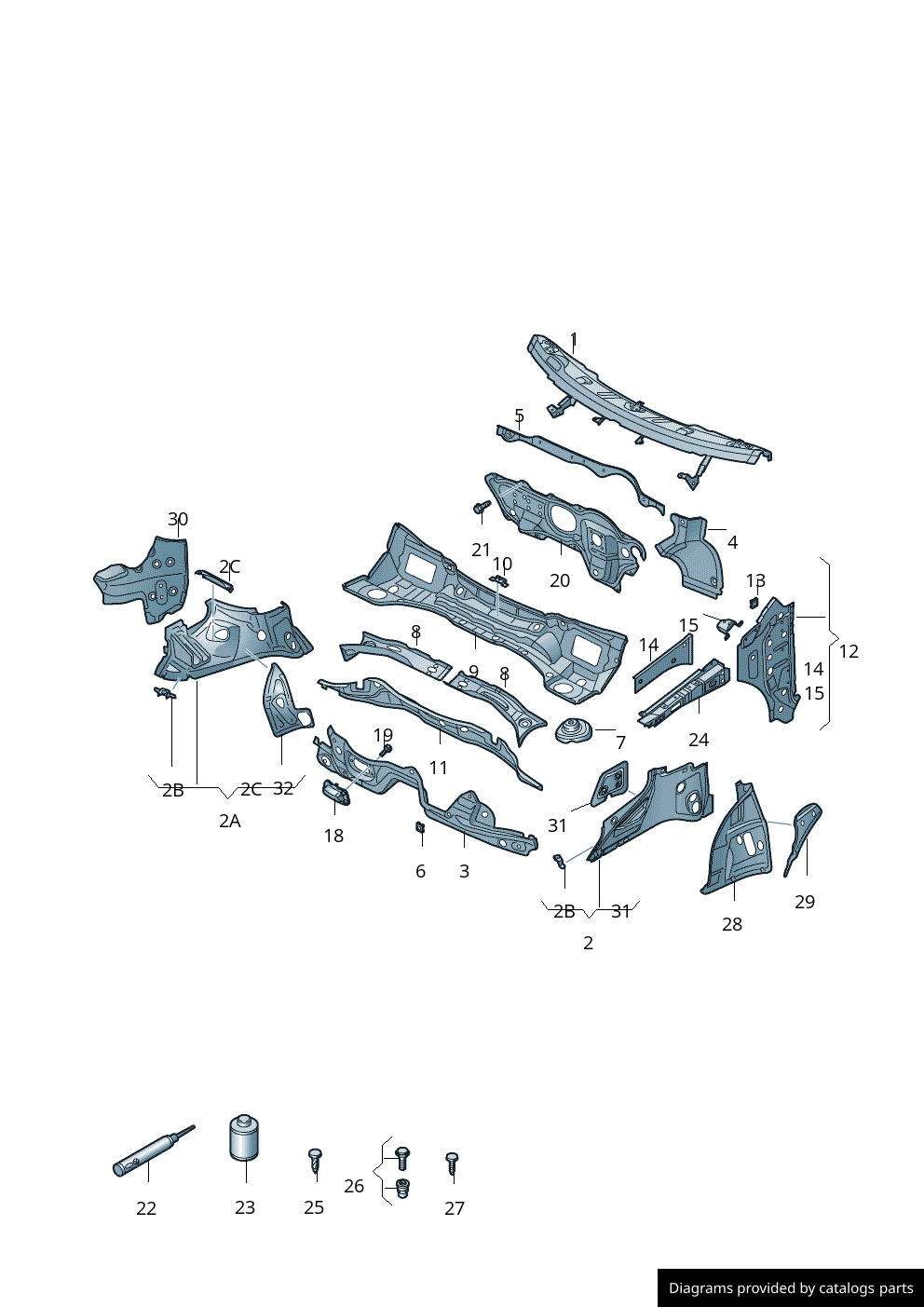 Car part diagram