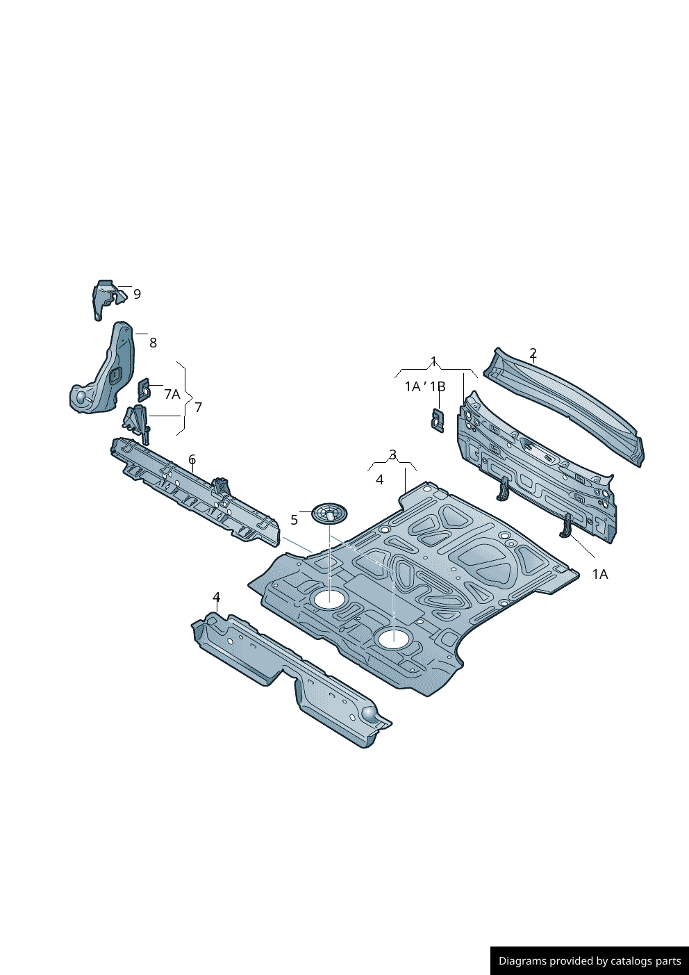 Car part diagram