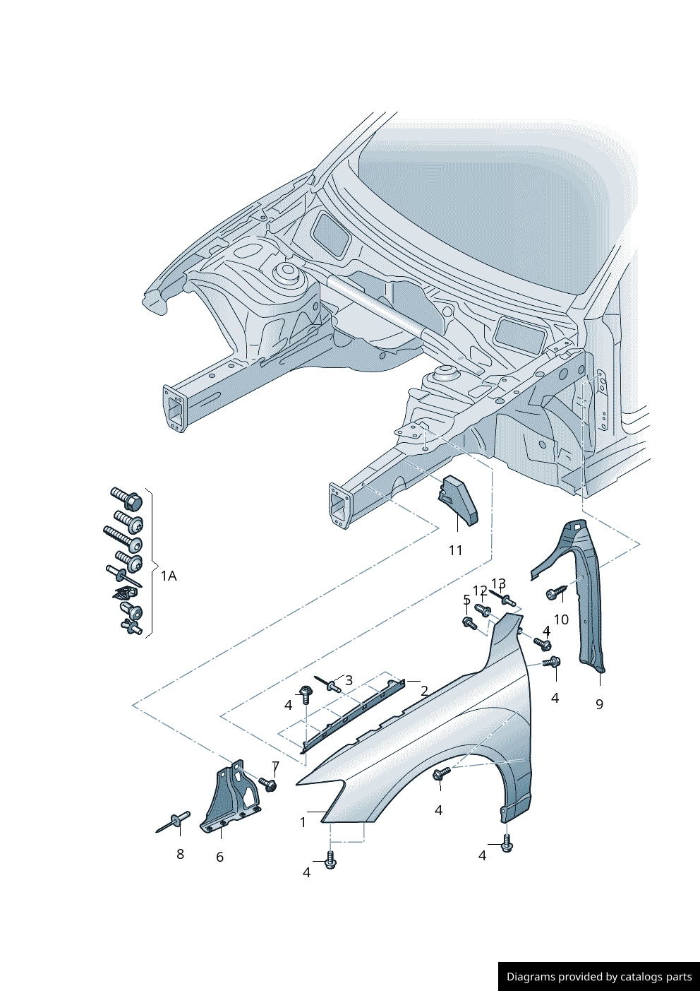 Car part diagram