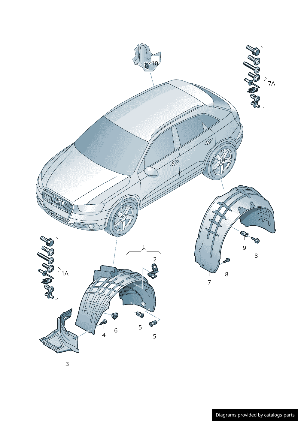 Car part diagram