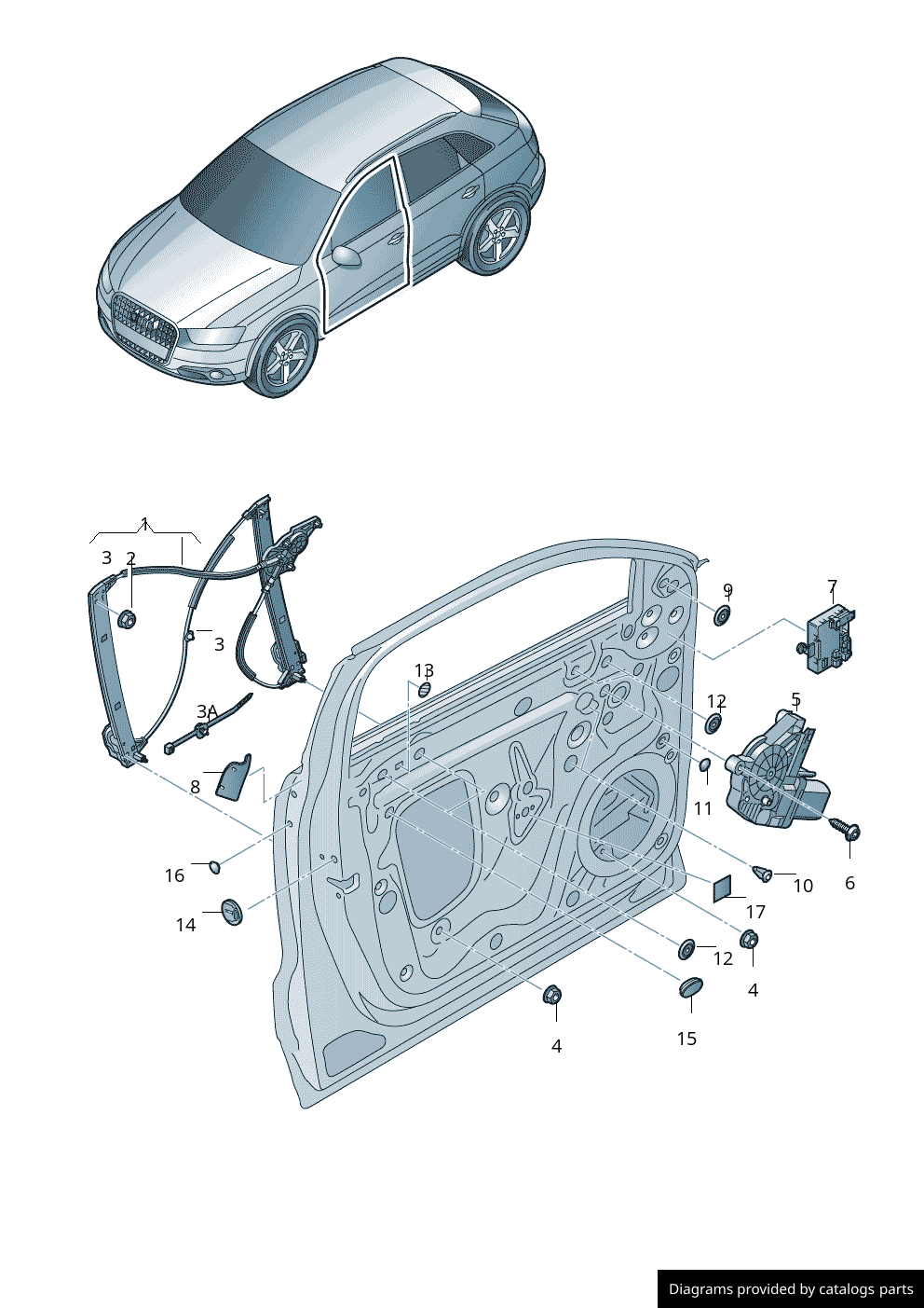 Car part diagram