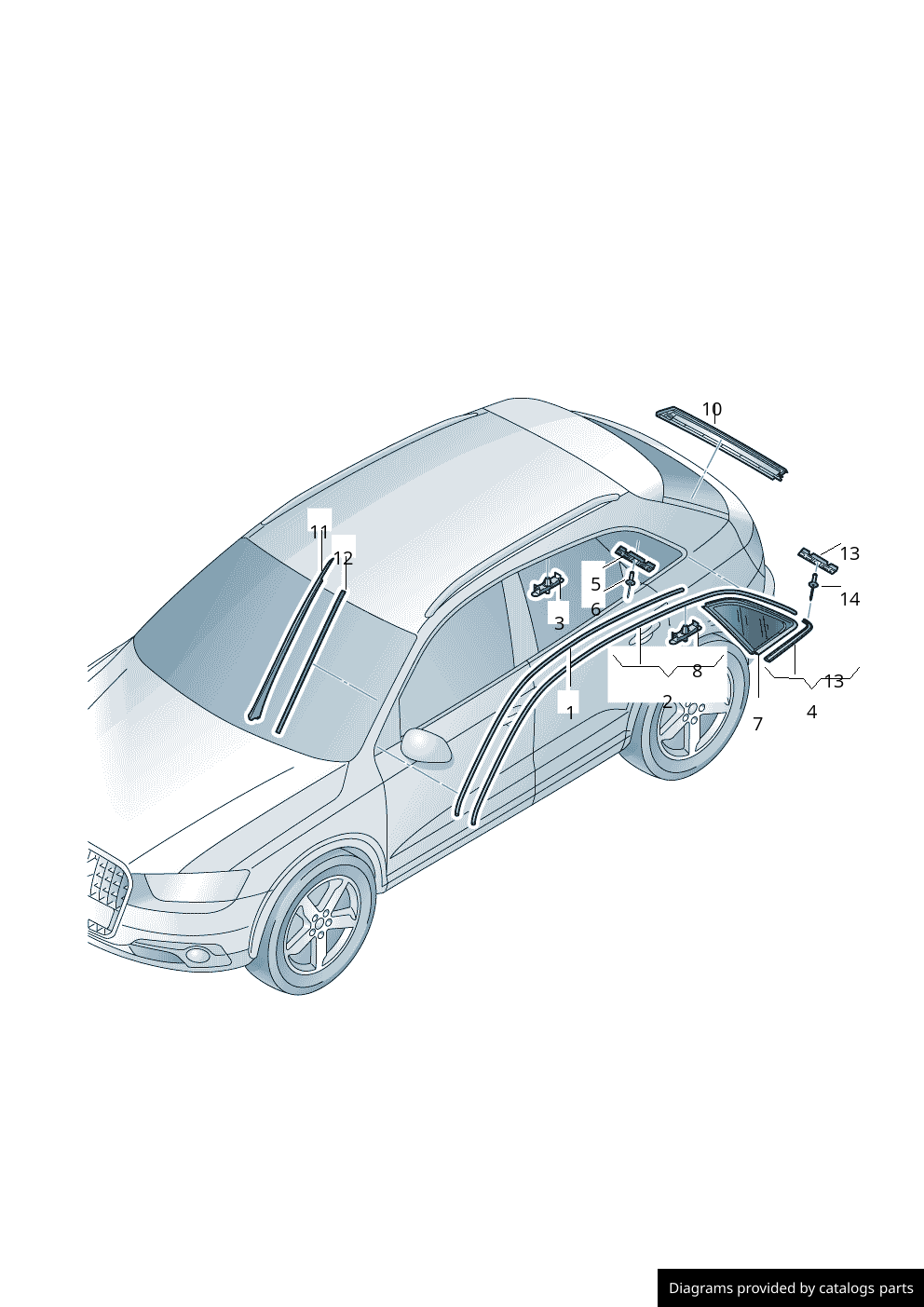 Car part diagram