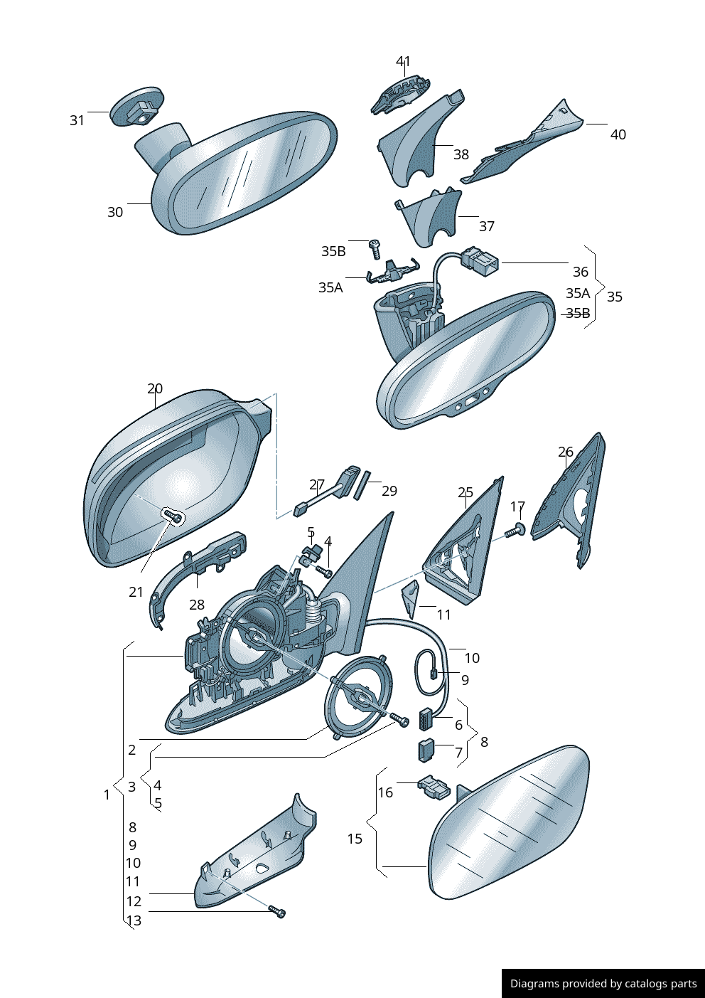Car part diagram