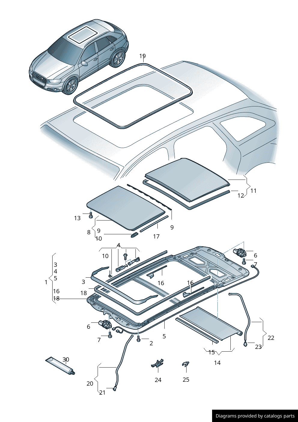 Car part diagram