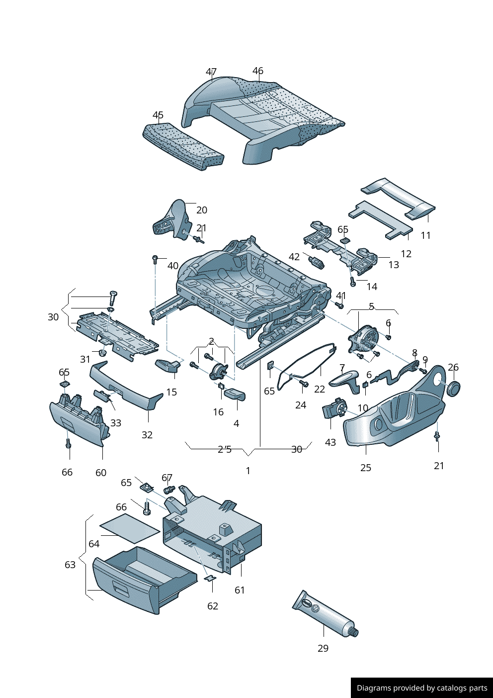 Car part diagram