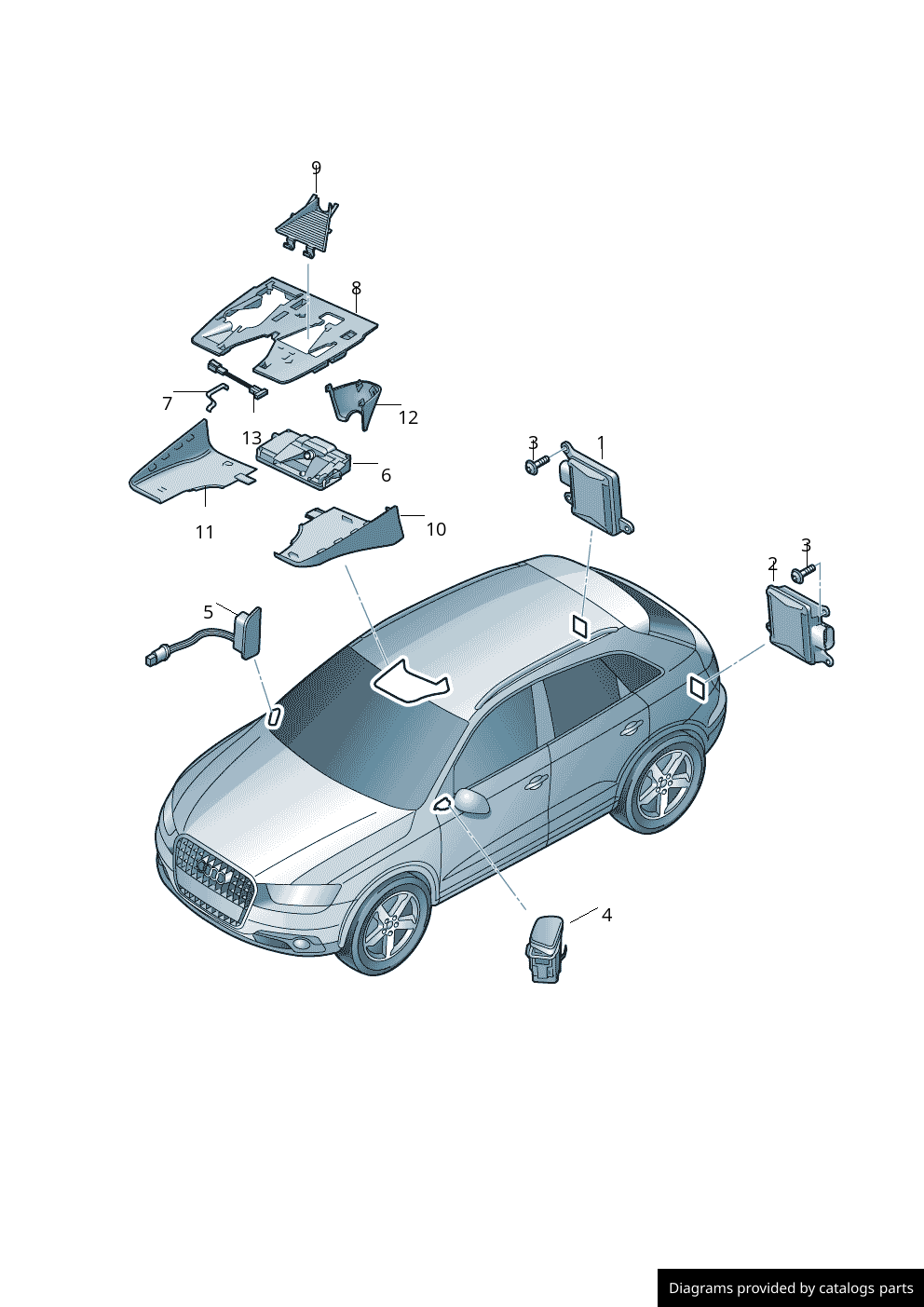 Car part diagram