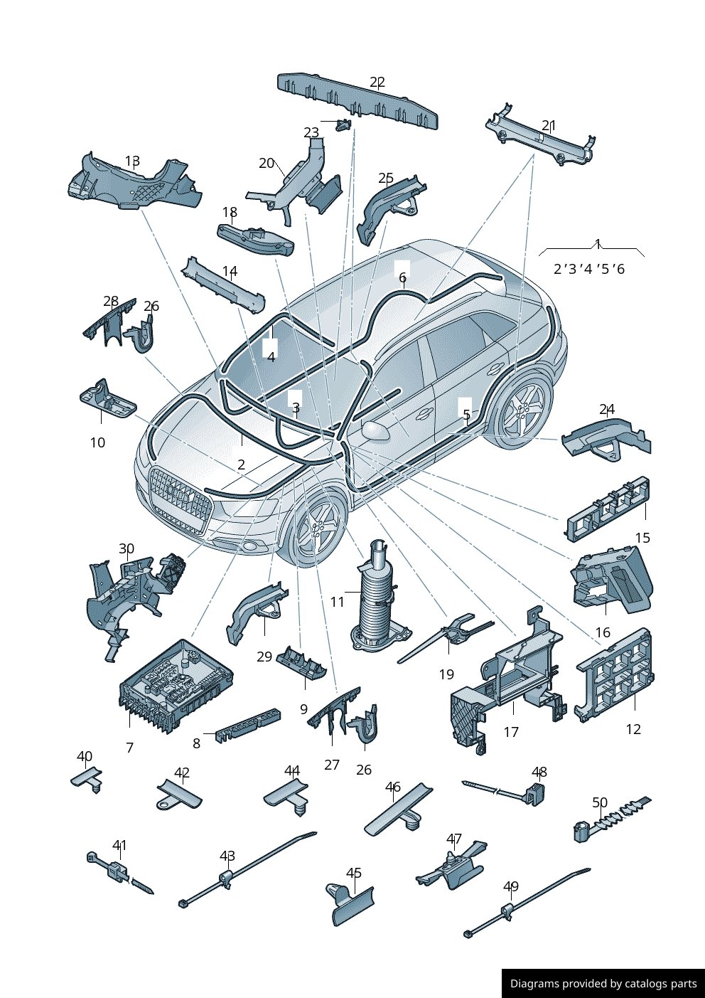Car part diagram