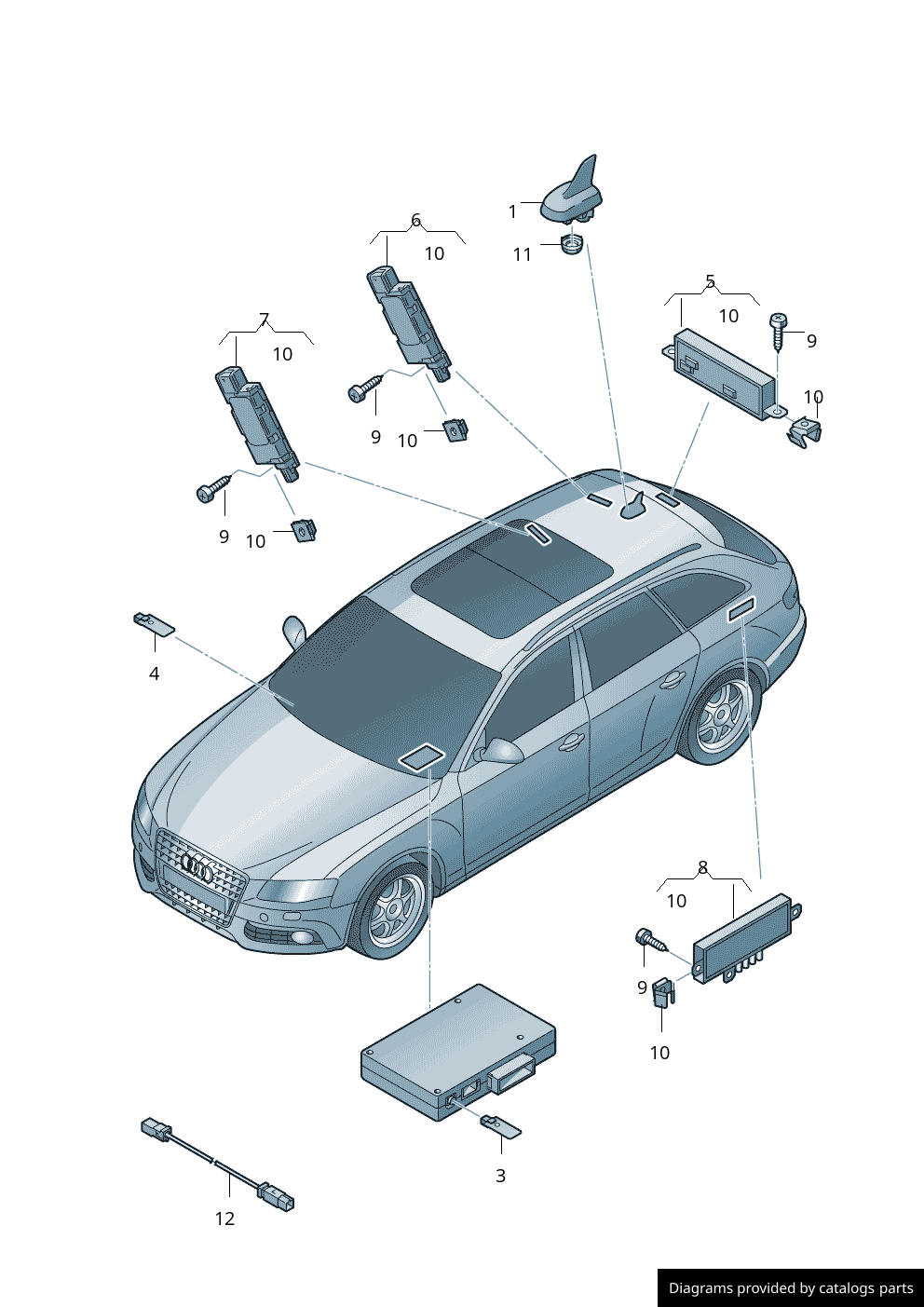 Car part diagram