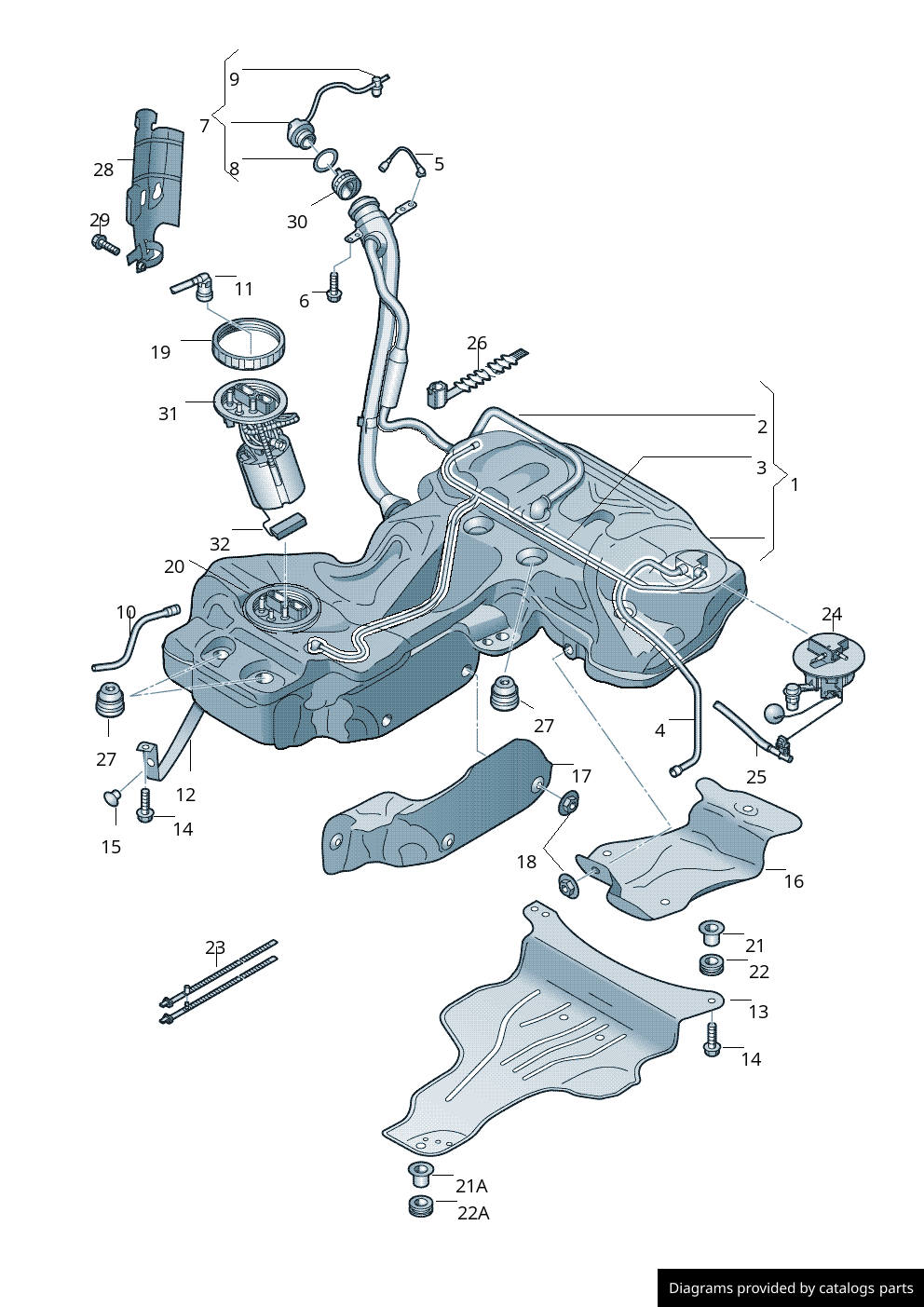 Car part diagram