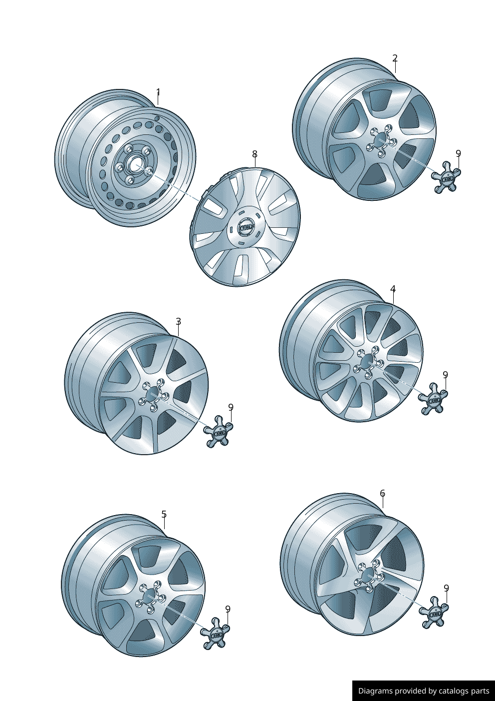 Car part diagram