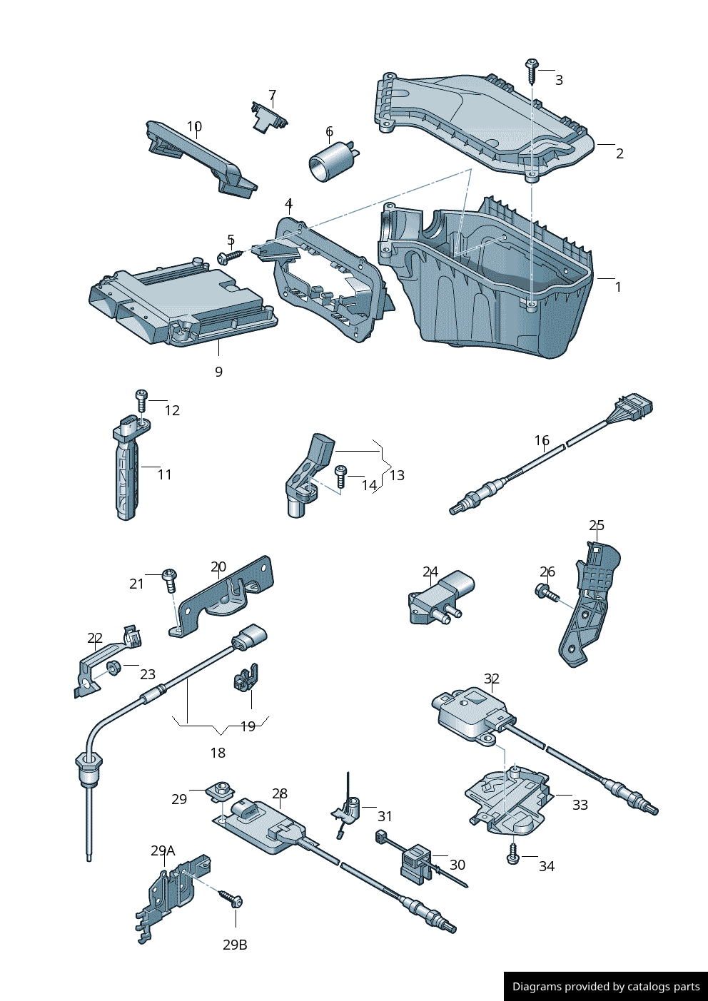 Car part diagram