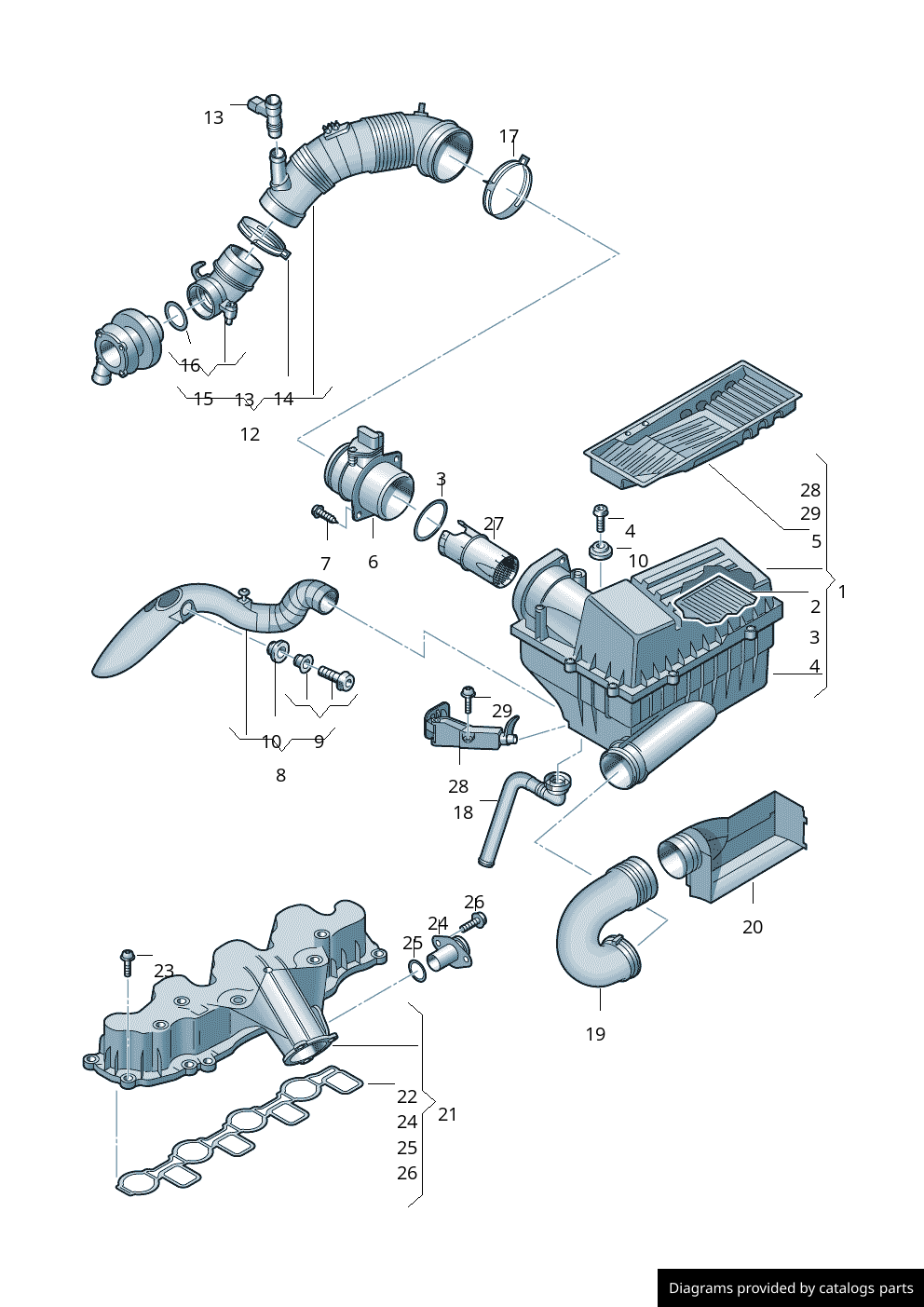 Car part diagram
