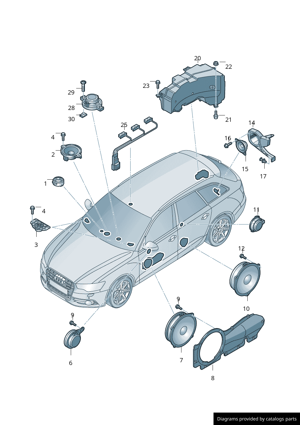 Car part diagram