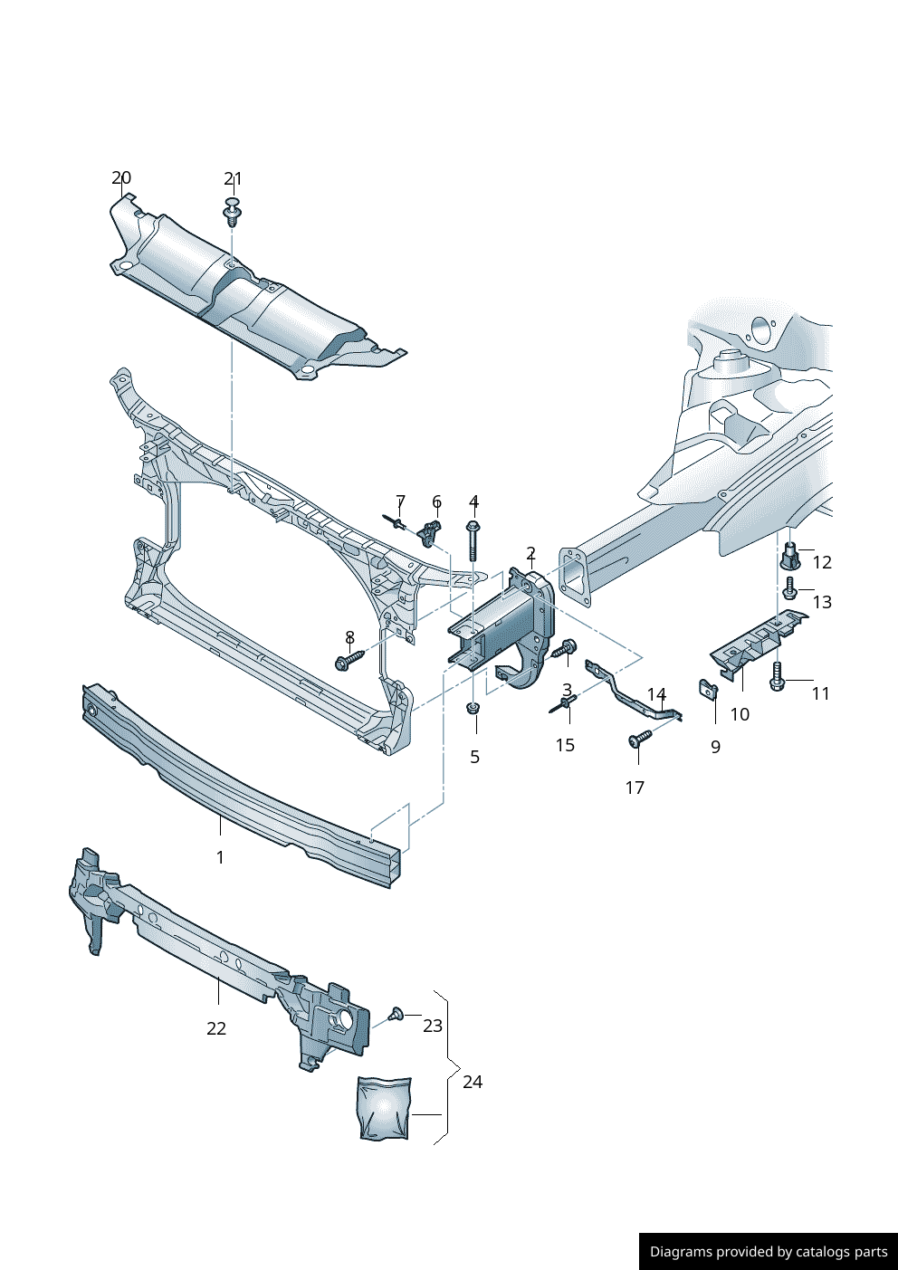 Car part diagram
