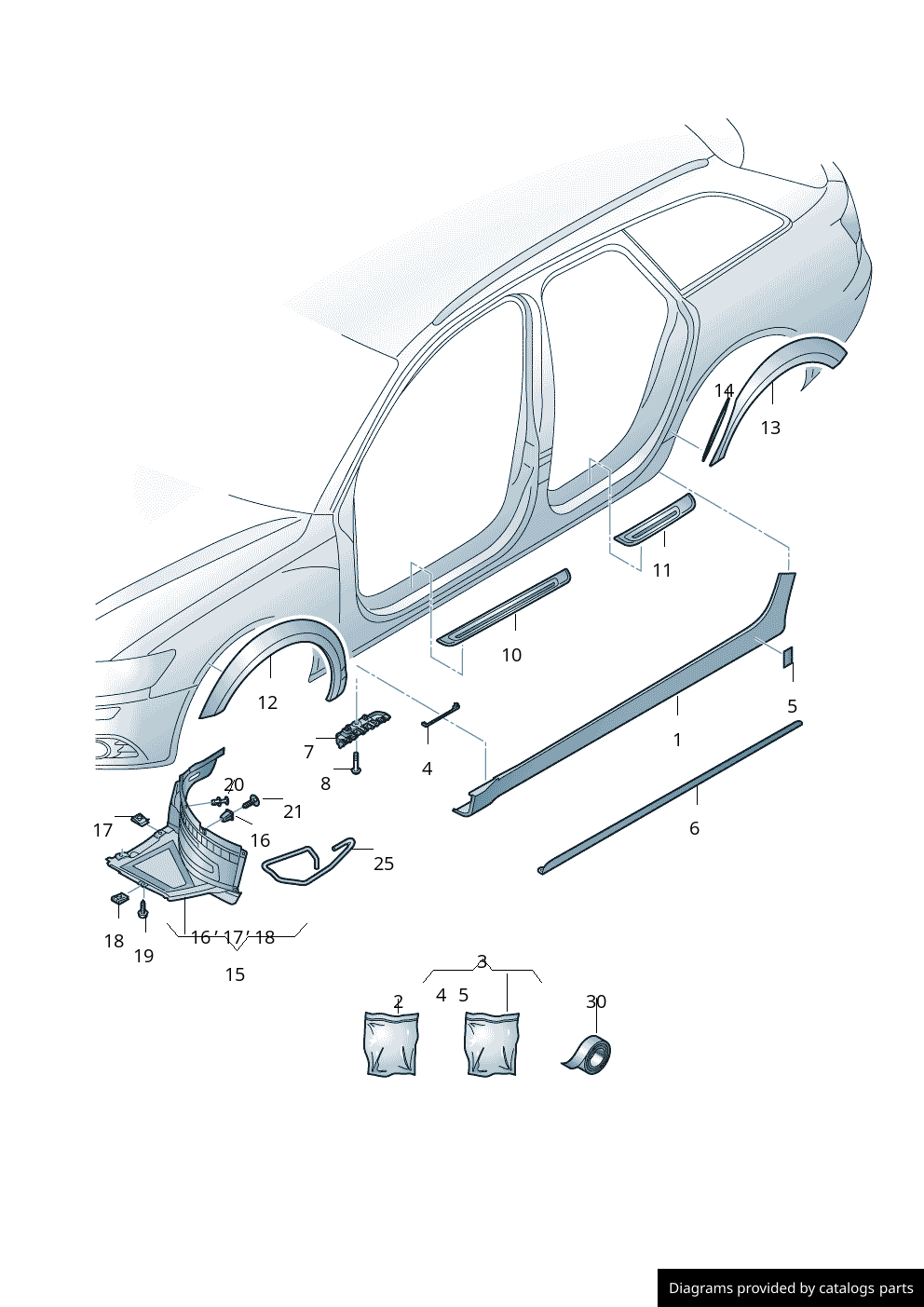 Car part diagram