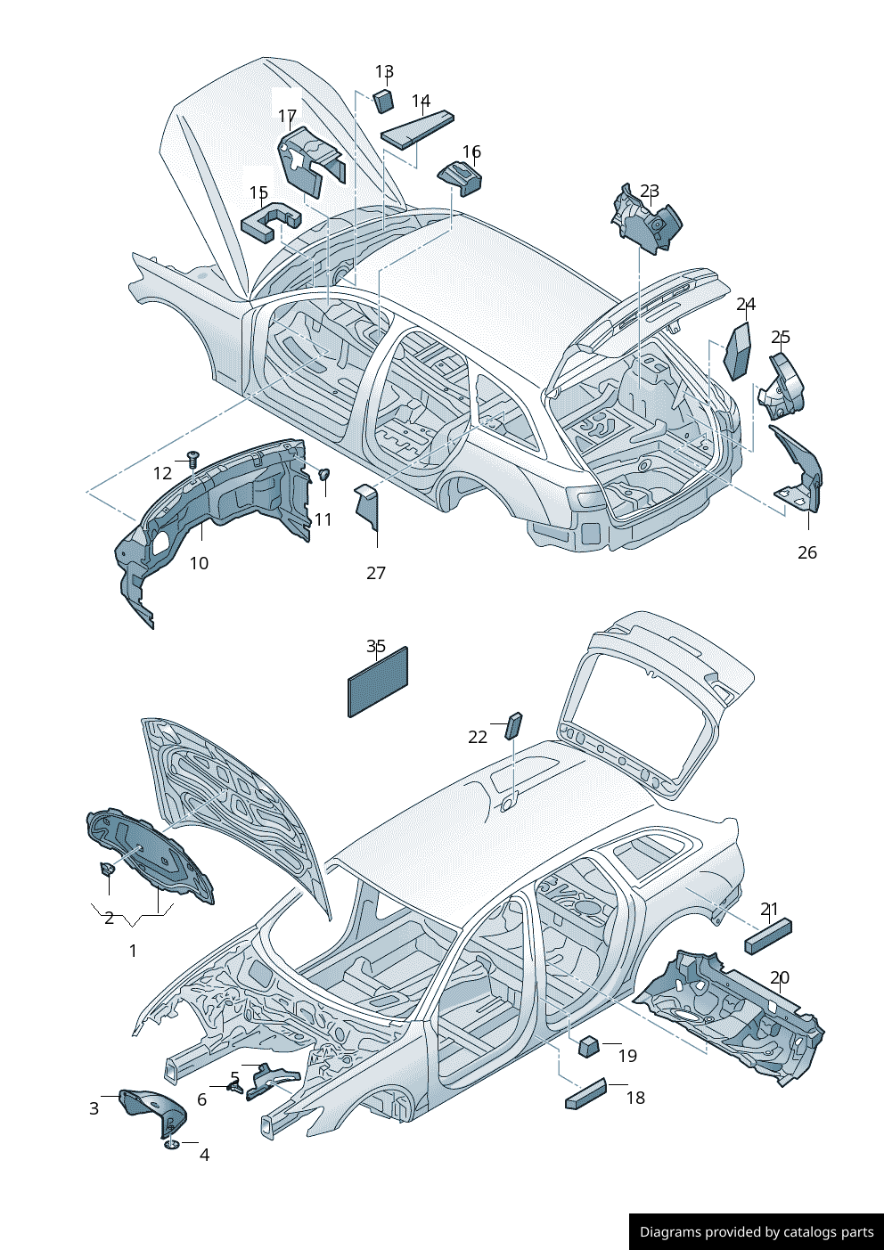 Car part diagram