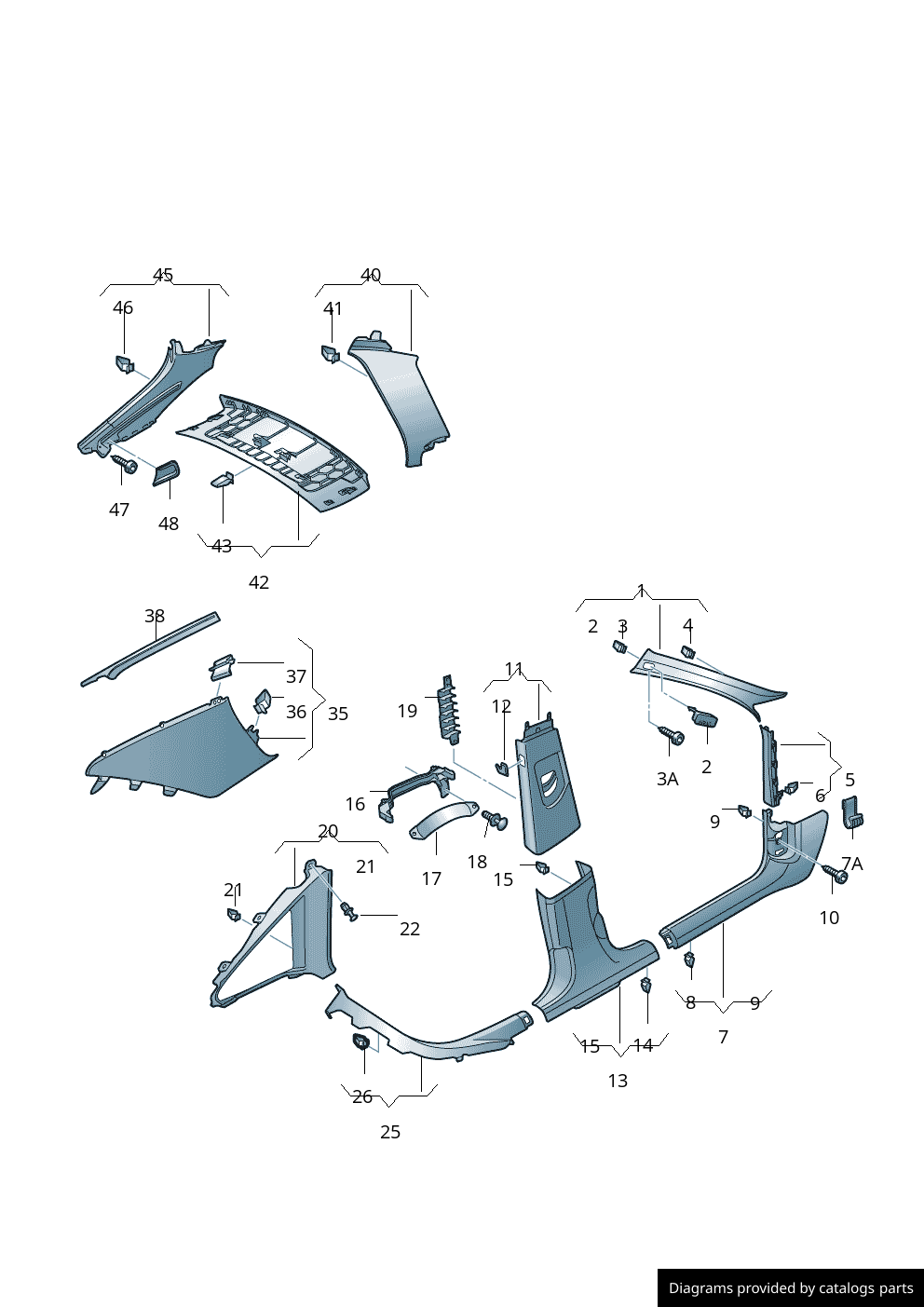 Car part diagram