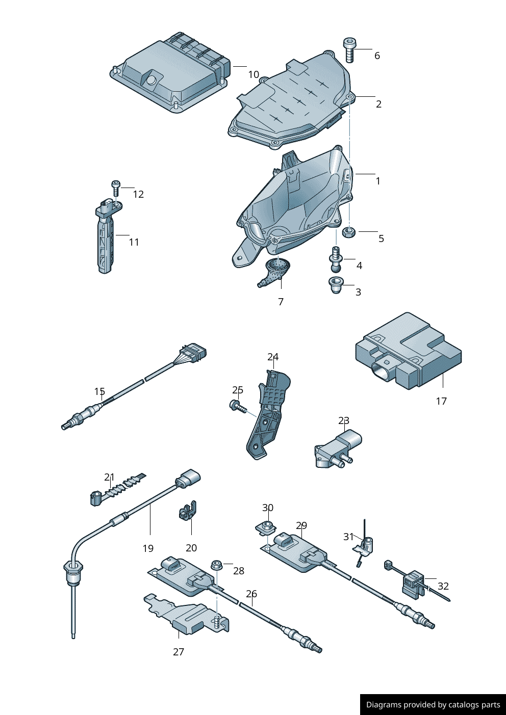 Car part diagram