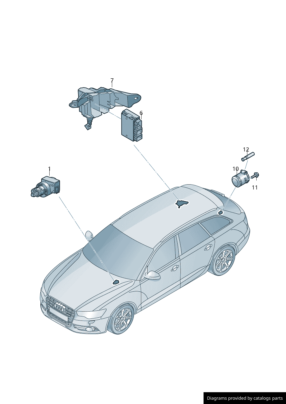Car part diagram