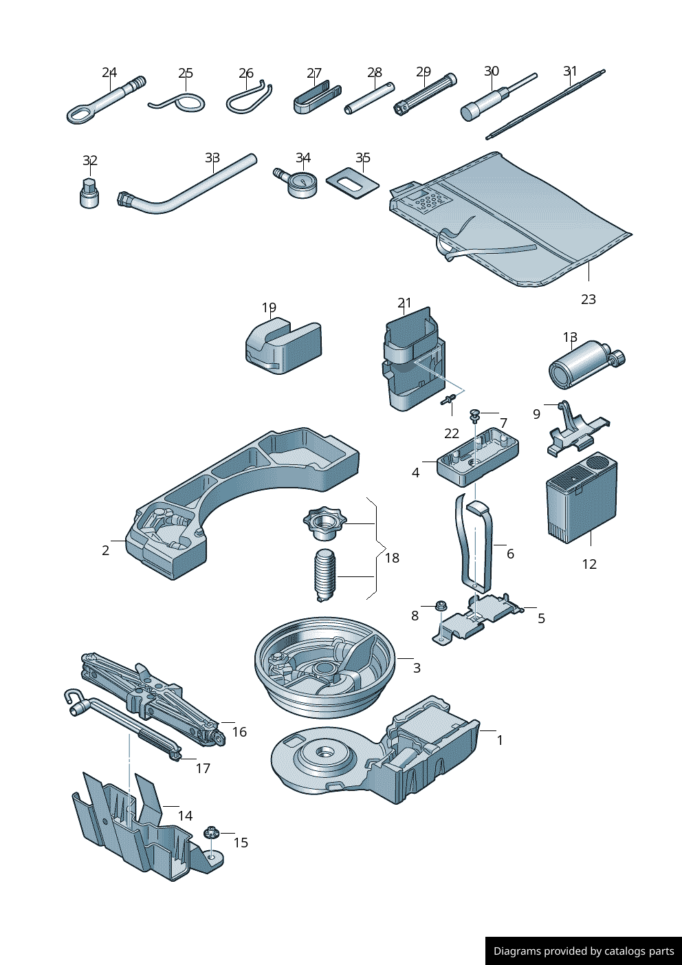 Car part diagram