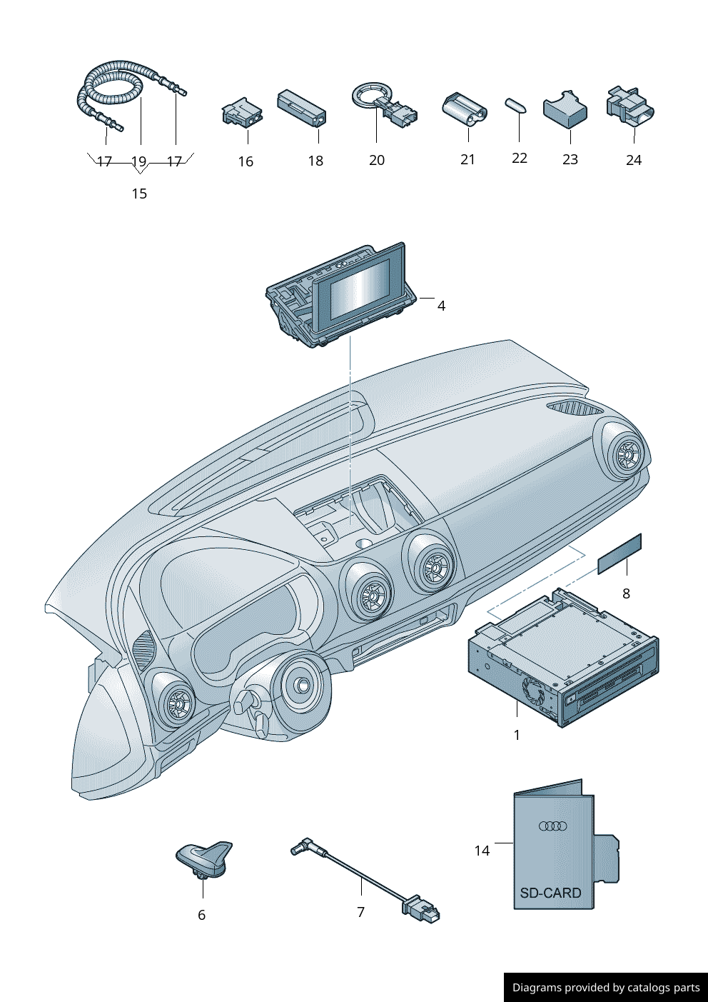 Car part diagram
