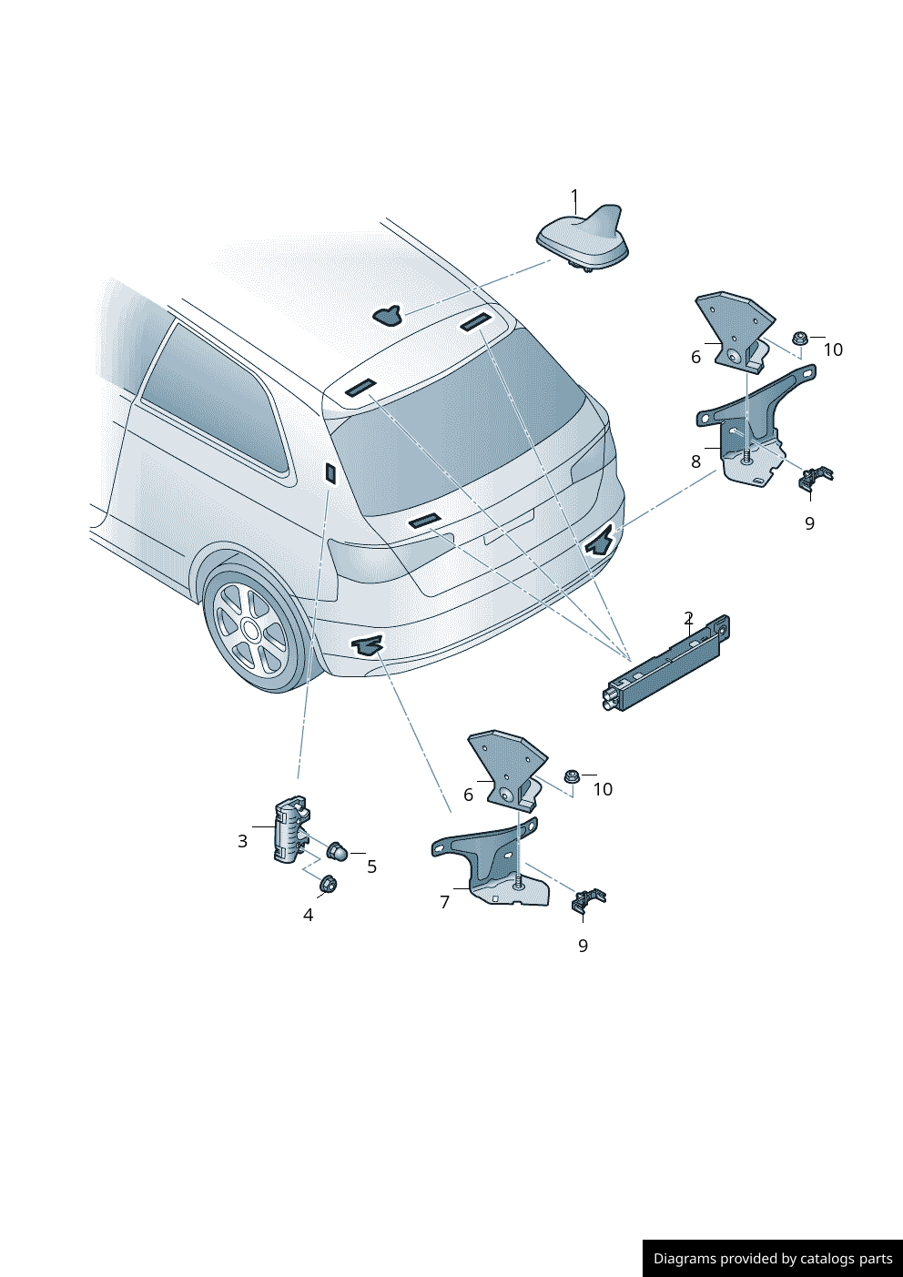 Car part diagram