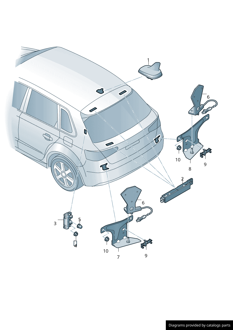 Car part diagram