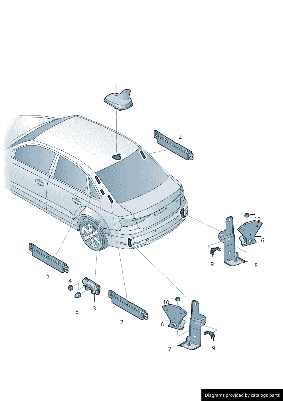 Car part diagram