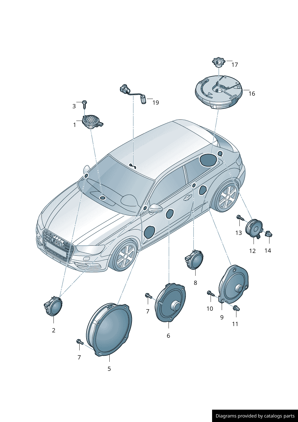 Car part diagram