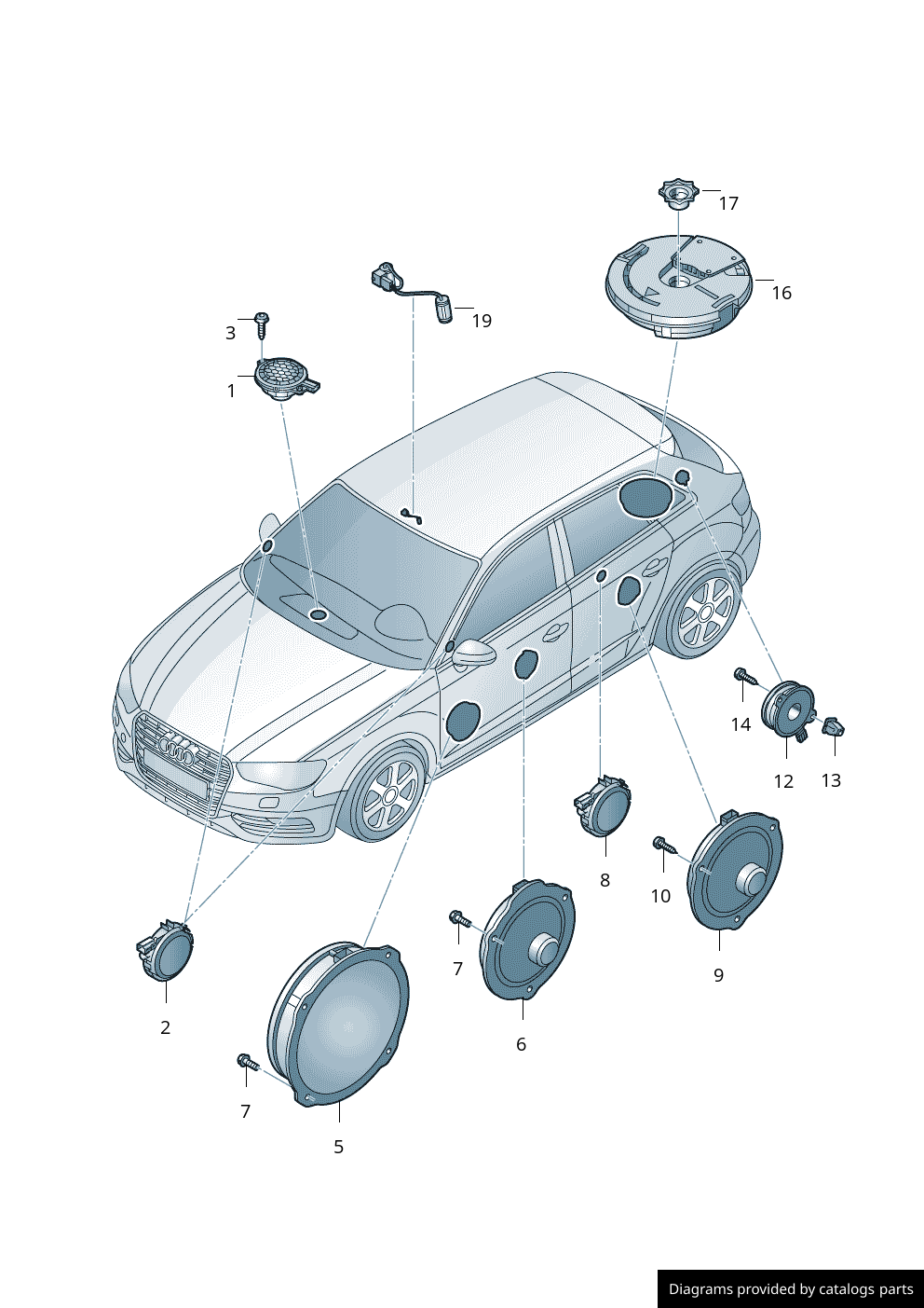 Car part diagram