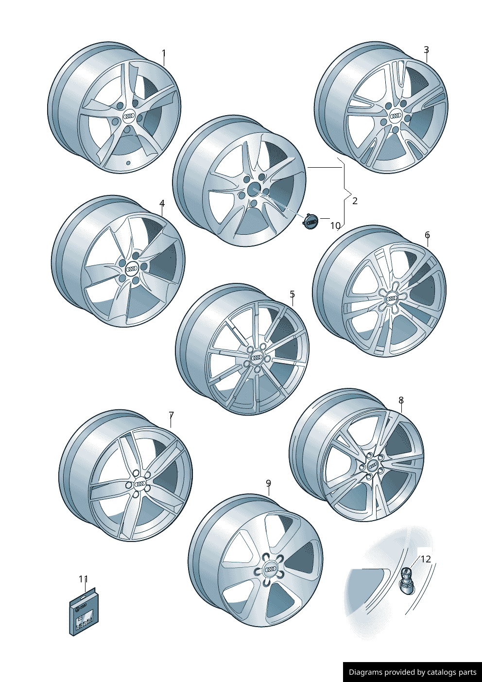 Car part diagram