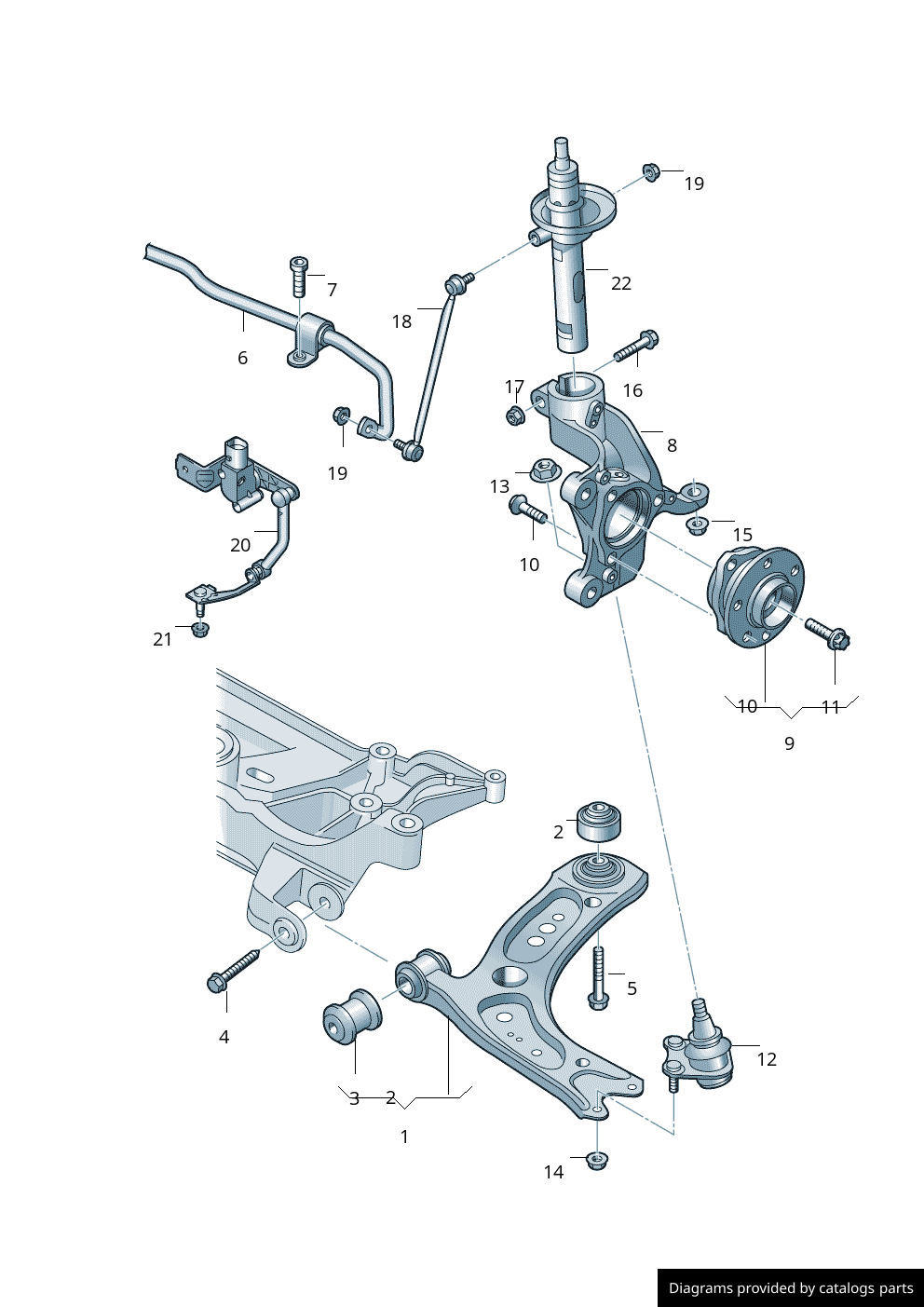 Car part diagram