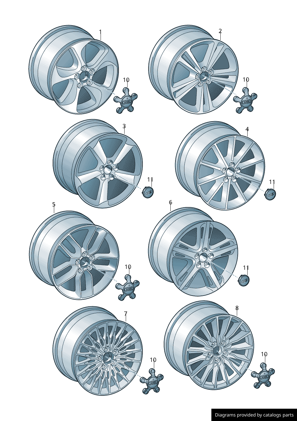 Car part diagram